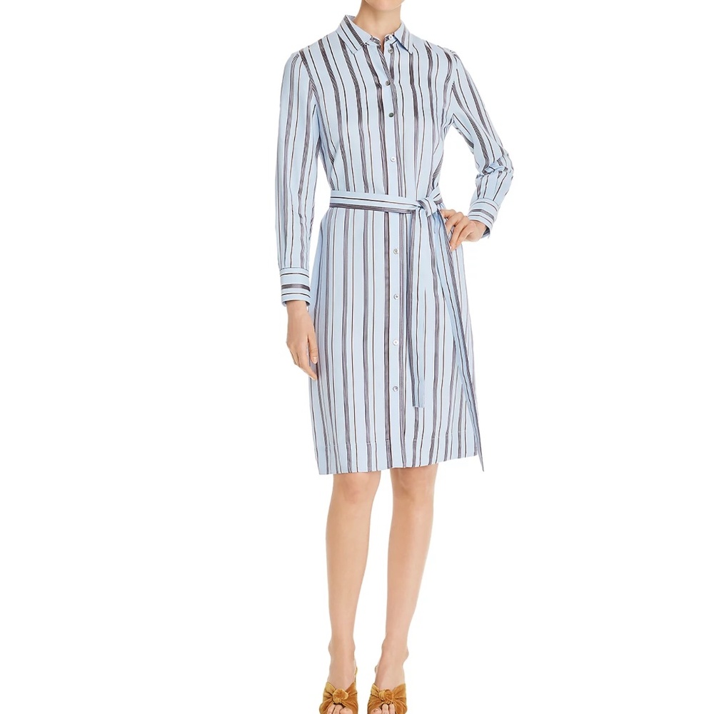 Tory Burch Striped Shirt Dress